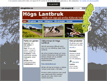 Tablet Screenshot of hogslantbruk.ekogardar.se