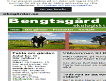 Tablet Screenshot of bengtsgard.ekogardar.se